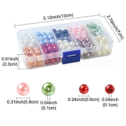 Наборы для изготовления круглых браслетов из акриловых бусин своими руками&nbsp;DIY-YW0009-88