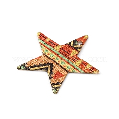 Геометрические сплав листовой печатный кулон серьги аксессуары&nbsp;LS-PALLOY-E139-01G-01