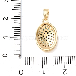 Messing Strass Anhänger&nbsp;RB-CBA2C2D-05G