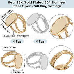 8 шт. 2 цвета&nbsp;RJEW-BBC0001-26