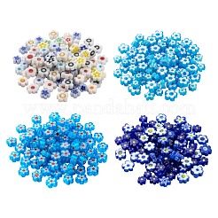 8 stile perline di vetro millefiori fatte a mano&nbsp;LAMP-LS0001-11