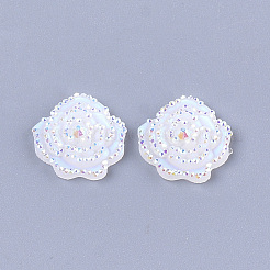 Cabochons rhinestone di resina&nbsp;X-CRES-T012-02