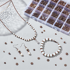 1200шт 24 стиля тибетский стиль сплава бусин-разделителей наборы&nbsp;TIBEB-PH0005-11