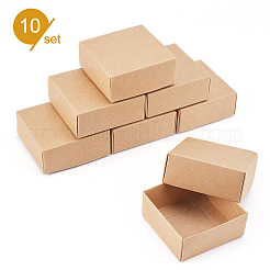 Scatola di carta kraft creativa pieghevole&nbsp;CON-WH0077-01B