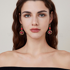 48 pièces 6 styles pendentifs en alliage de zinc de style tibétain&nbsp;FIND-SP0005-02G