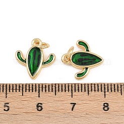 Латунь эмаль подвески&nbsp;KK-B157-14G-01