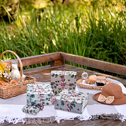 Seidenpapierblätter mit grünen Blättern&nbsp;DIY-WH20002-69