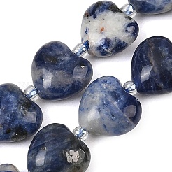 Chapelets de perles en sodalite naturelle&nbsp;G-B022-36C-A