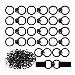 Gancio per reggiseno con chiusura frontale in plastica ad anello&nbsp;FIND-WH0291-30