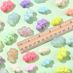 50 шт. Непрозрачные акриловые бусины&nbsp;MACR-YW0003-54