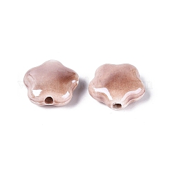 Perles en porcelaine manuelles&nbsp;PORC-N007-20-B01-A07