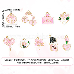 45 шт. 9 стиля подвески из сплава и эмали на тему Дня святого Валентина&nbsp;FIND-CJ0003-74