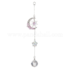 Круглые подвесные ловцы солнца из стекла и акрила&nbsp;HJEW-JM04646