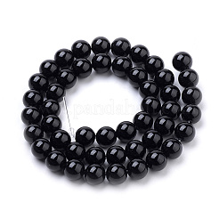 Naturale perle di ossidiana fili&nbsp;G-S259-33-12mm