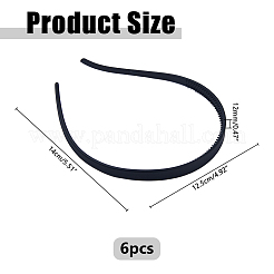 Kunststoff Haarband Zubehör&nbsp;FIND-WH0149-18A