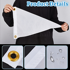 Pavillon de signalisation marine en polyester&nbsp;AJEW-WH0485-77A