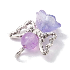 Подвески из малайзийского нефрита натурального окрашенного цвета&nbsp;PALLOY-JF02661-04