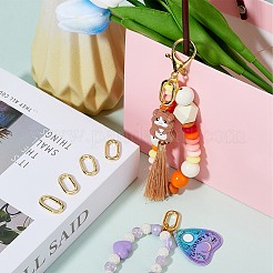 6 шт. латунные кольца пружинного затвора с покрытием стойки&nbsp;FIND-SC0010-91