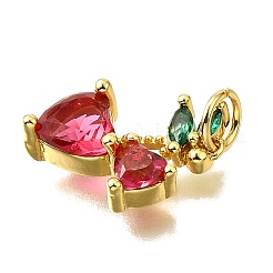 Латунные микро проложить кубического циркония подвески&nbsp;KK-V011-54G