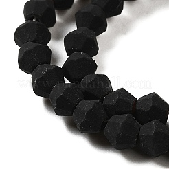 Imitano i fili di perle di vetro smerigliato del cristallo austriaco&nbsp;GLAA-F029-TM2mm-B02