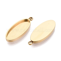 Cabochon-Anhängerkomponente aus Edelstahl 304&nbsp;STAS-Q113-25D-G