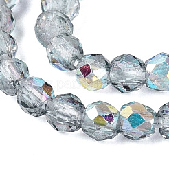 Abalorios de vidrio transparente hebras&nbsp;EGLA-N028-01A-A01