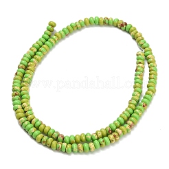 Синтетические имперские нитки из бисера яшмы&nbsp;G-L635-A09-4x2mm-04