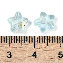 Прозрачные бусины из матового стекла&nbsp;X2-GLAA-NH0003-01G