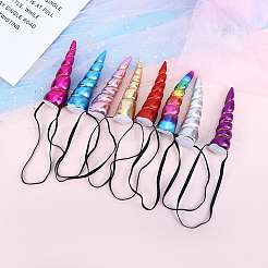 8 шт. эластичная повязка на голову с ушками в виде рога единорога из ткани 8 цветов&nbsp;OHAR-GF0001-50