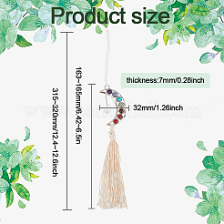 Подвеска из сплава с луной&nbsp;HJEW-WH0043-22A