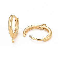 Фурнитура для сережек из экологически чистой латуни&nbsp;LS-X-KK-D075-03G-RS