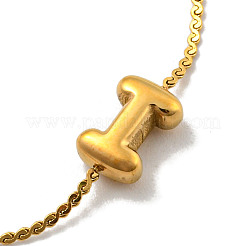 Bracelets à chaîne serpentine en acier inoxydable 304&nbsp;BJEW-H608-01G-I