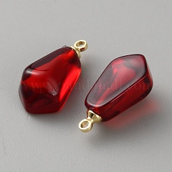 Colgantes de resina transparente&nbsp;RESI-WH0034-71B