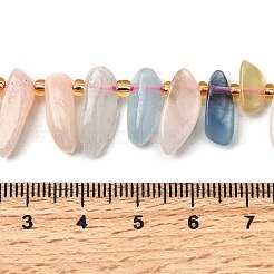 Природные морганит нитей бисера G-Z091-A05