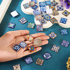 Кабошоны из стекла&nbsp;GLAA-PJ0001-07B