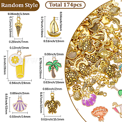 174 шт. Подвески из сплава в тибетском стиле&nbsp;TIBEB-SC0001-56