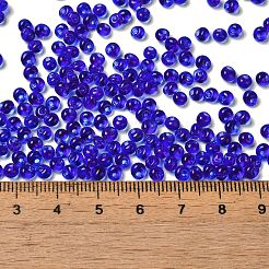 Стеклянные бусины прозрачных цветов&nbsp;SEED-P006-02A-16