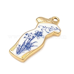 Pendentifs en acier inoxydable 304 émaillés&nbsp;SA-CBA800D-01B-G