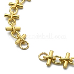 Cadenas de eslabones hechos a mano de latón&nbsp;AJEW-TA00005