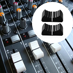 20 шт. пластиковые слайдеры для аудио консоли&nbsp;AJEW-CN0004-53B