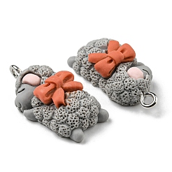 Подвески из непрозрачной смолы с героями мультфильмов&nbsp;LS-CRES-B015-03