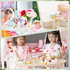 Непрозрачные и прозрачные кабошоны из смолы&nbsp;RESI-WH0038-68