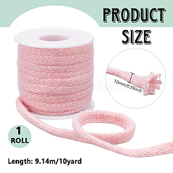 Rubans en polyester creux de couleur unie de 10 mètre&nbsp;OCOR-BC0009-18B