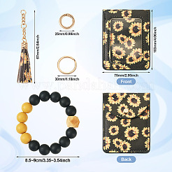 Porte-clés en perles de silicone&nbsp;KEYC-TAC00017