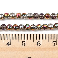 Гальванизируйте прозрачные стеклянные бусины&nbsp;EGLA-B013-02A-HP11