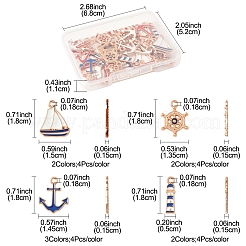 36шт 9 стиля подвески из сплава с эмалью&nbsp;ENAM-FS0002-83