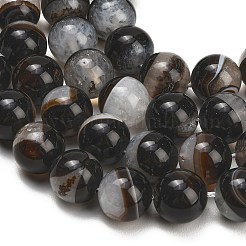 Filo di perline di agata naturale&nbsp;GG-L001-L02-03B