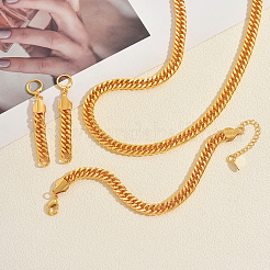 Комплекты из латунных кубинских цепочек&nbsp;YY0535