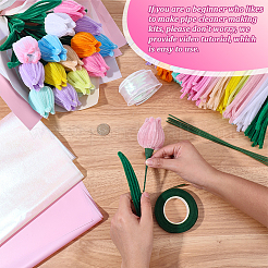 DIY-Sets zum Basteln von Tulpen-Drehstäben&nbsp;AJEW-SC0032-04