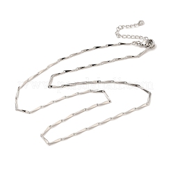 Collares de cadena de eslabones retorcidos de latón&nbsp;NJEW-B119-10P
